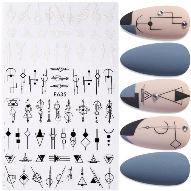 Summer Tropical Beach Coconut Tree Slippers 3D Nail Sticker Leaves Shell Transfer Decals Slider Decoration Manicures