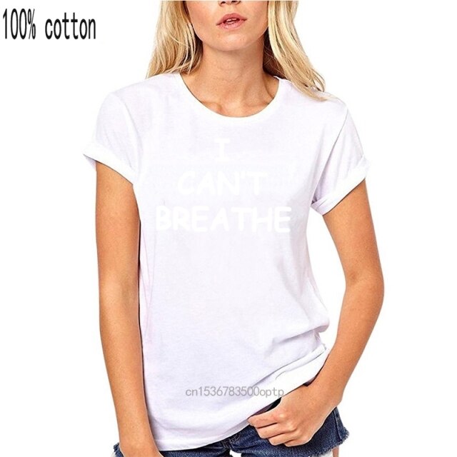 men tops t-shirt awesome cotton I cant breathe loose big fat  plus size t shirts