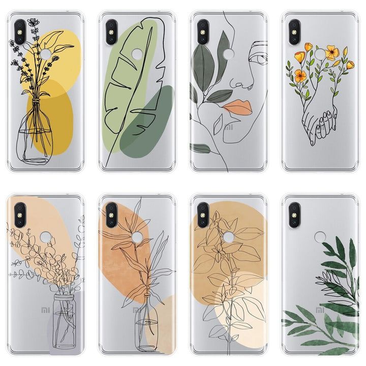 For Xiaomi Redmi S2 4A 5A 6A 5 Plus Lite Pocophone F1 Redmi Note 4 4X 5 5A 6 Pro Prime Phone Case Silicone Aesthetic Back Cover