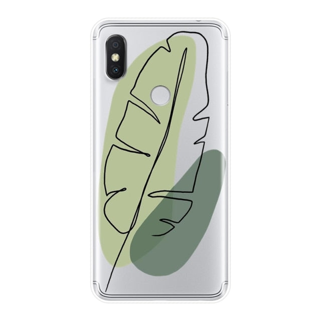 For Xiaomi Redmi S2 4A 5A 6A 5 Plus Lite Pocophone F1 Redmi Note 4 4X 5 5A 6 Pro Prime Phone Case Silicone Aesthetic Back Cover