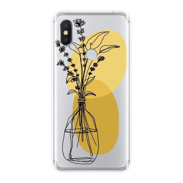 For Xiaomi Redmi S2 4A 5A 6A 5 Plus Lite Pocophone F1 Redmi Note 4 4X 5 5A 6 Pro Prime Phone Case Silicone Aesthetic Back Cover