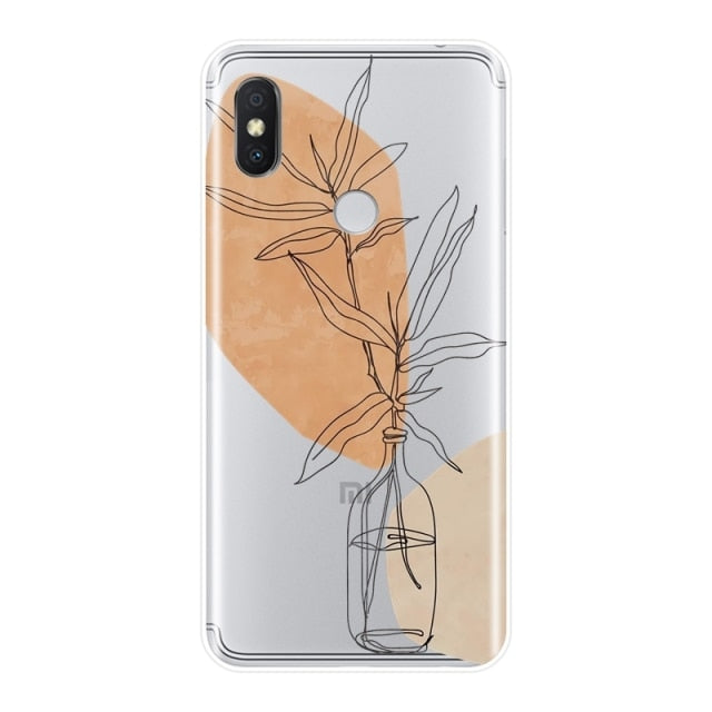 For Xiaomi Redmi S2 4A 5A 6A 5 Plus Lite Pocophone F1 Redmi Note 4 4X 5 5A 6 Pro Prime Phone Case Silicone Aesthetic Back Cover