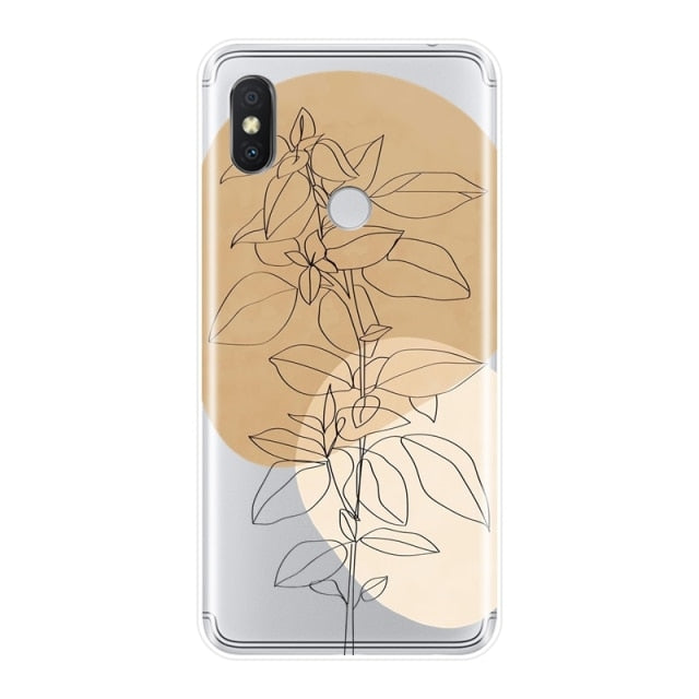 For Xiaomi Redmi S2 4A 5A 6A 5 Plus Lite Pocophone F1 Redmi Note 4 4X 5 5A 6 Pro Prime Phone Case Silicone Aesthetic Back Cover