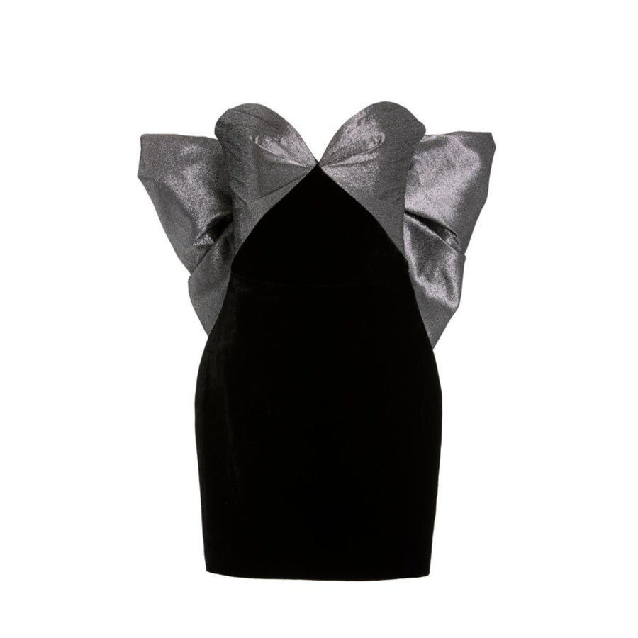 Rasario-Off-The-Shoulder Bow Mini Dress - Runway Catalog