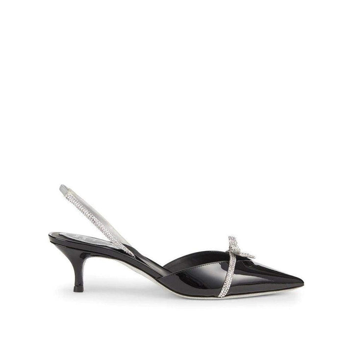 Rene Caovilla Fiocchina Patent Leather Slingback Pumps