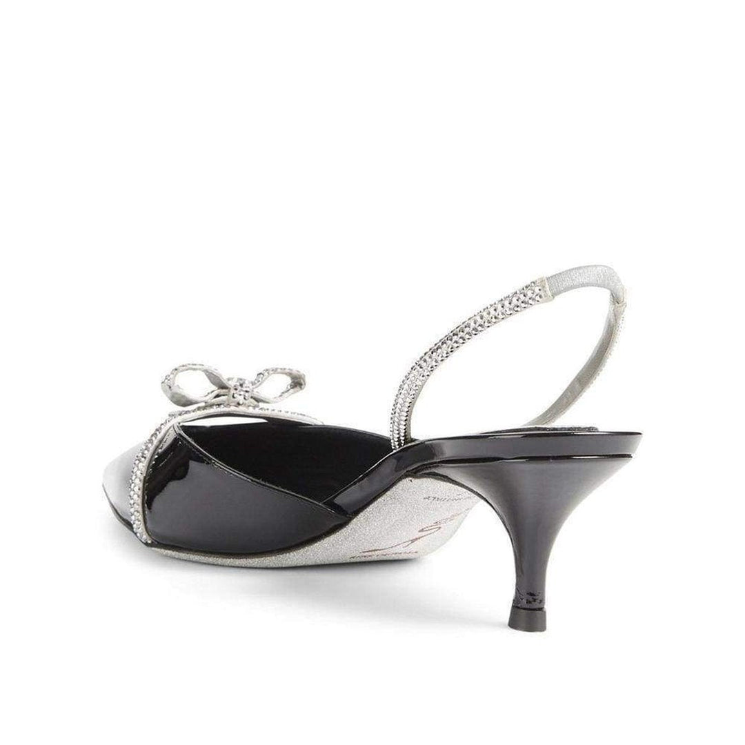 Rene Caovilla Fiocchina Patent Leather Slingback Pumps