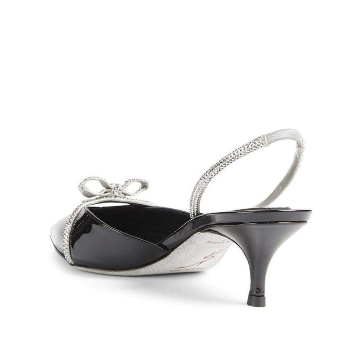 Rene Caovilla Fiocchina Patent Leather Slingback Pumps