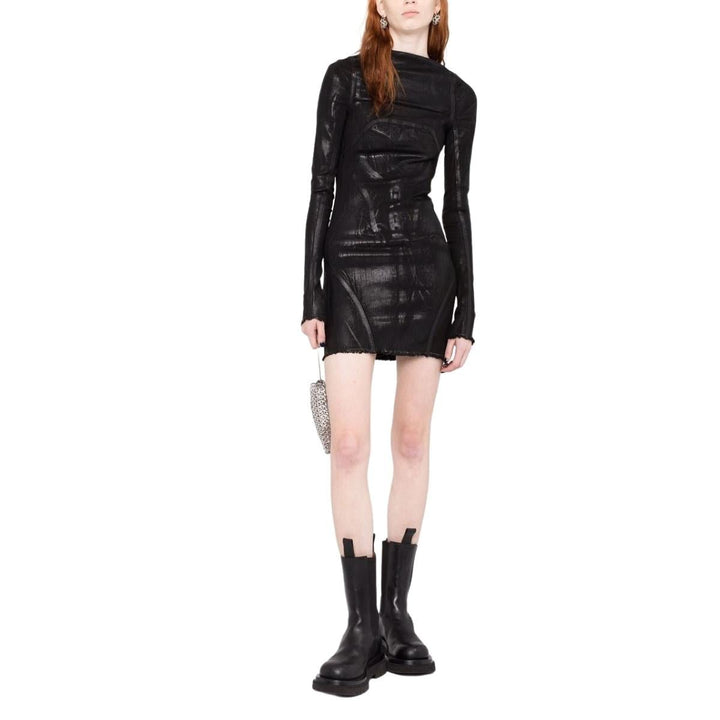 Open-back Mini Cotton Dress