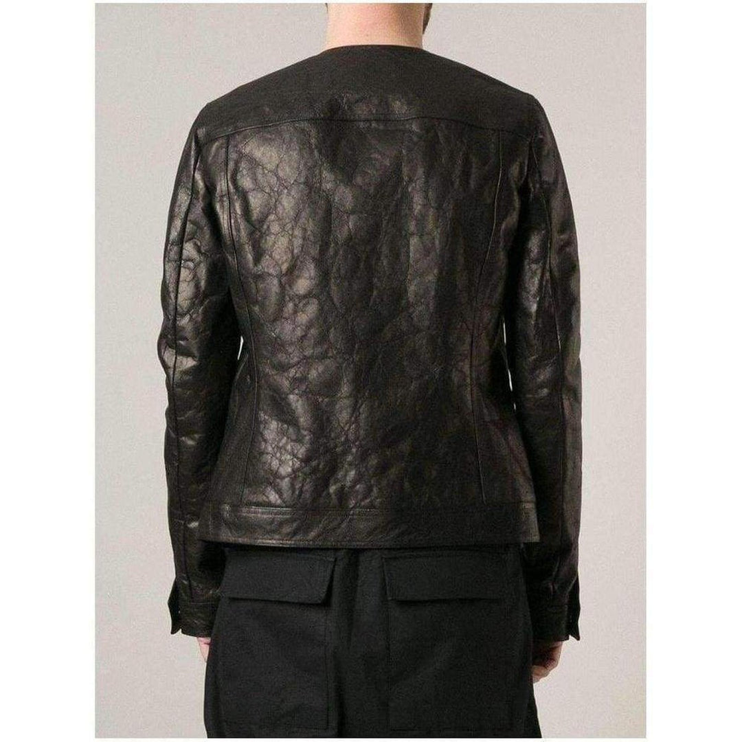 Vicious Textured Leather Biker Jacket