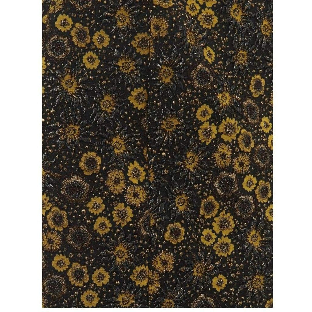Floral Jacquard Pencil Skirt