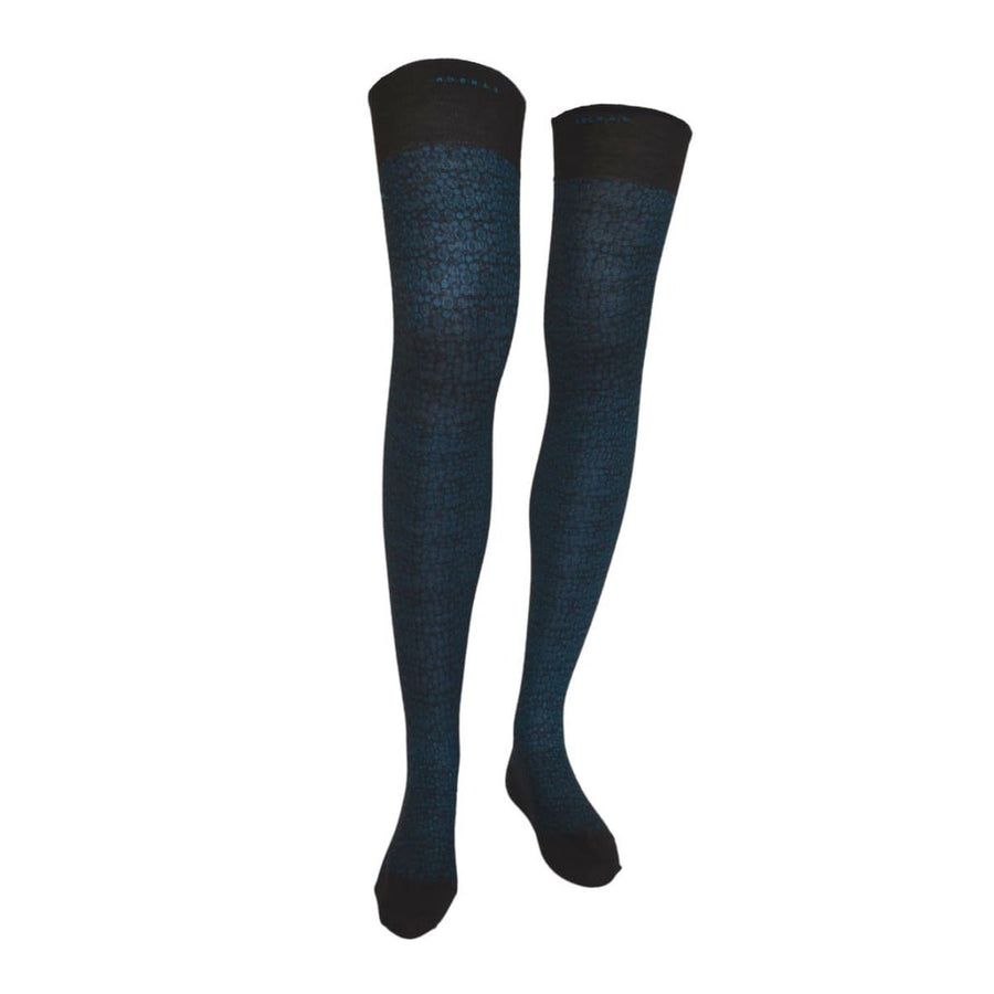 Rochas-Merino Wool Luxurious Logo Stockings - Runway Catalog