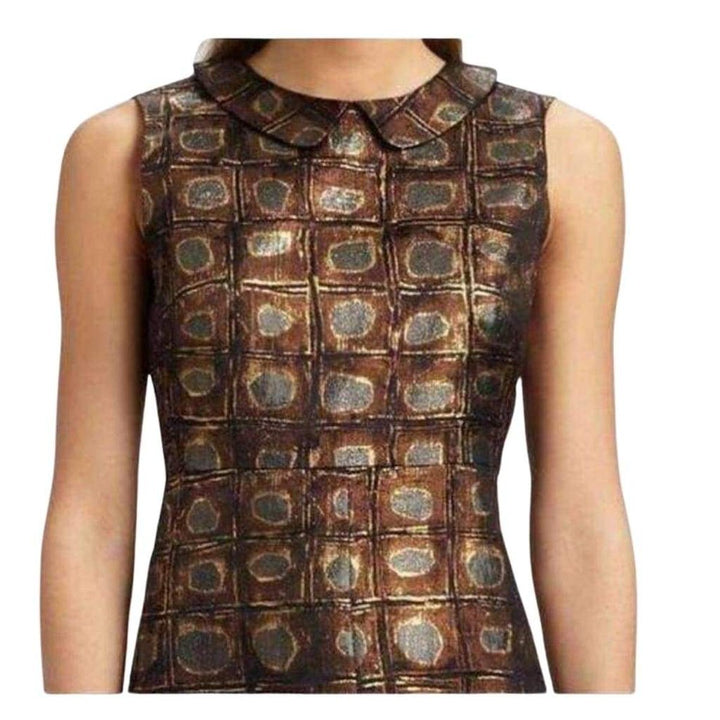 Printed Organdy Finished Dress