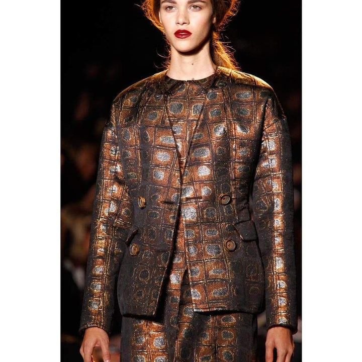 Printed Organdy Finished Dress