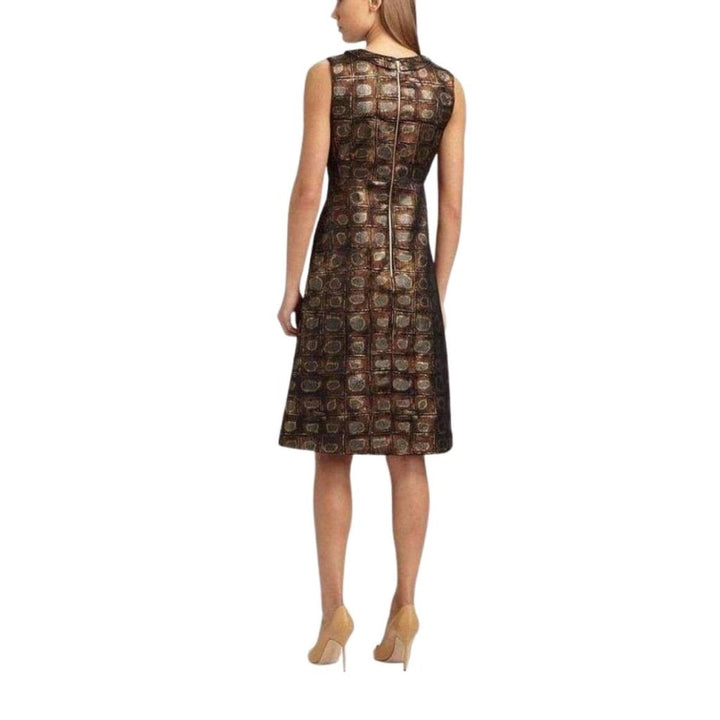 Printed Organdy Finished Dress