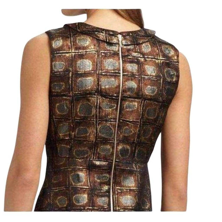 Printed Organdy Finished Dress