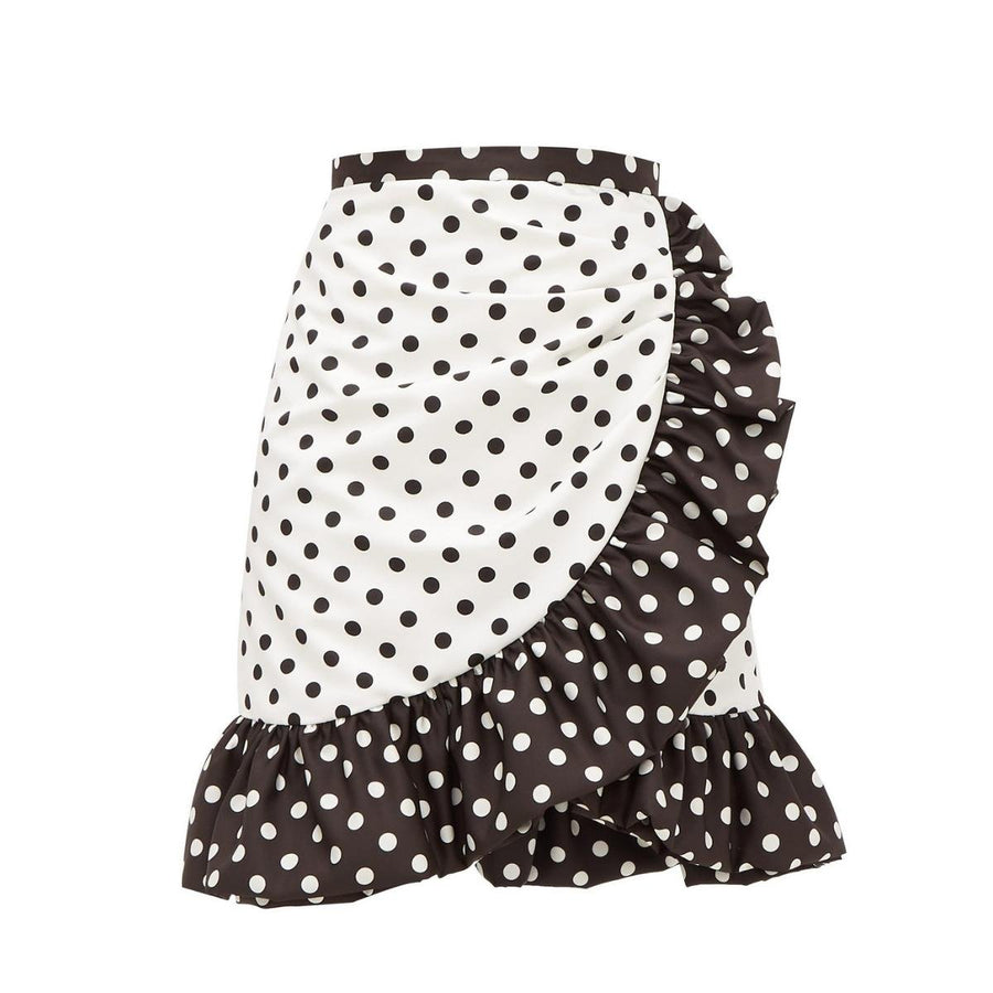 Rodarte-Ruffled polka-dot skirt - Runway Catalog