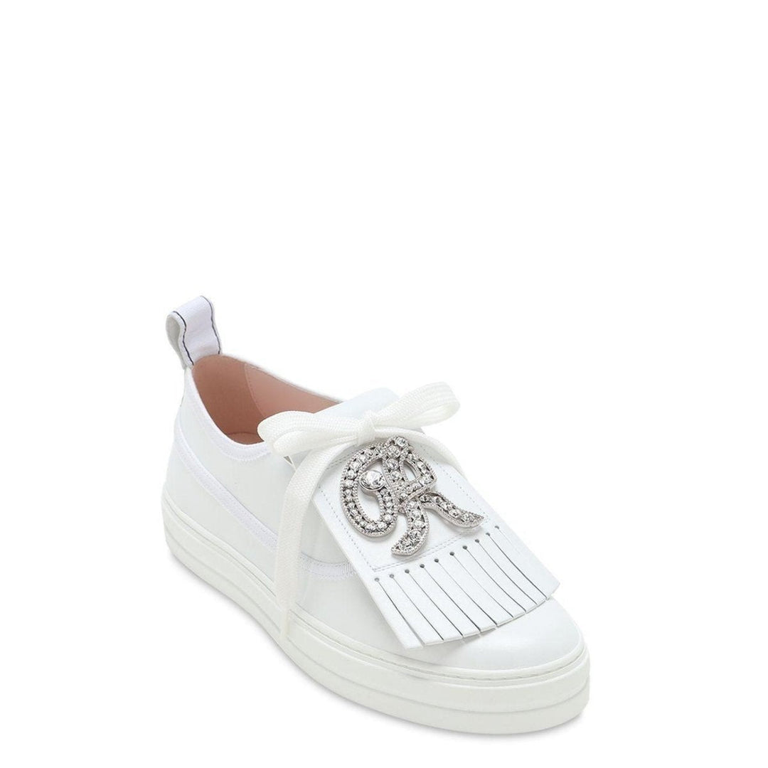 Call Me Vivier Leather Jewel Sneakers