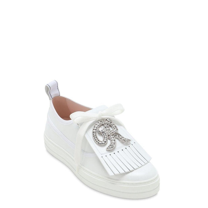 Call Me Vivier Leather Jewel Sneakers