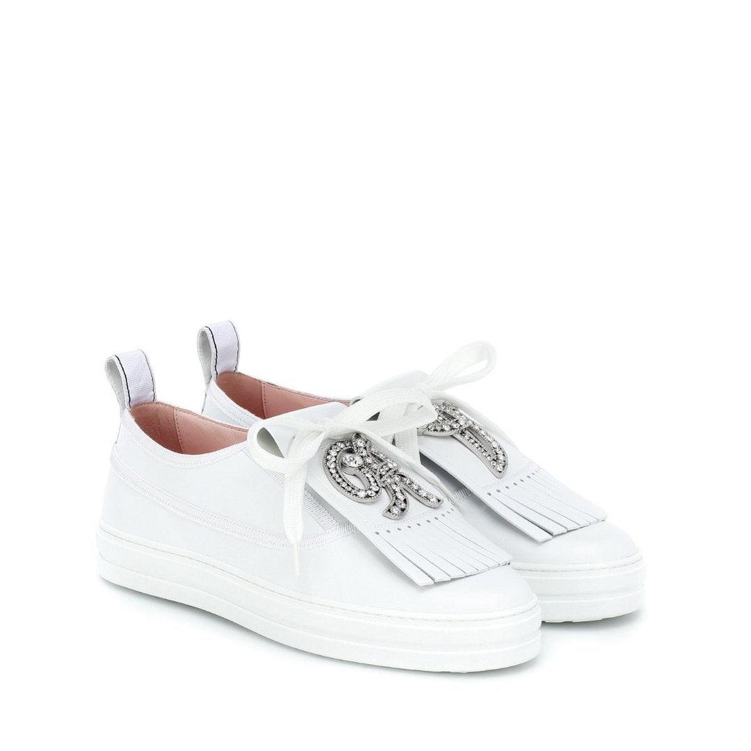 Call Me Vivier Leather Jewel Sneakers