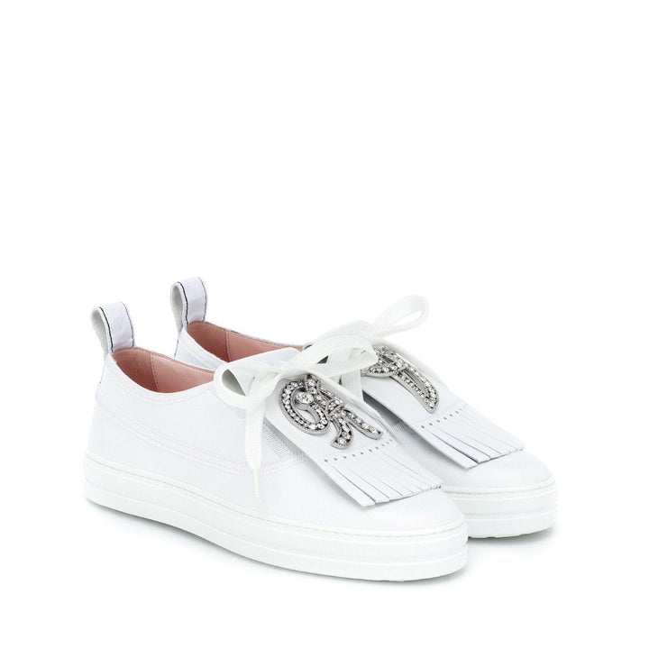 Call Me Vivier Leather Jewel Sneakers
