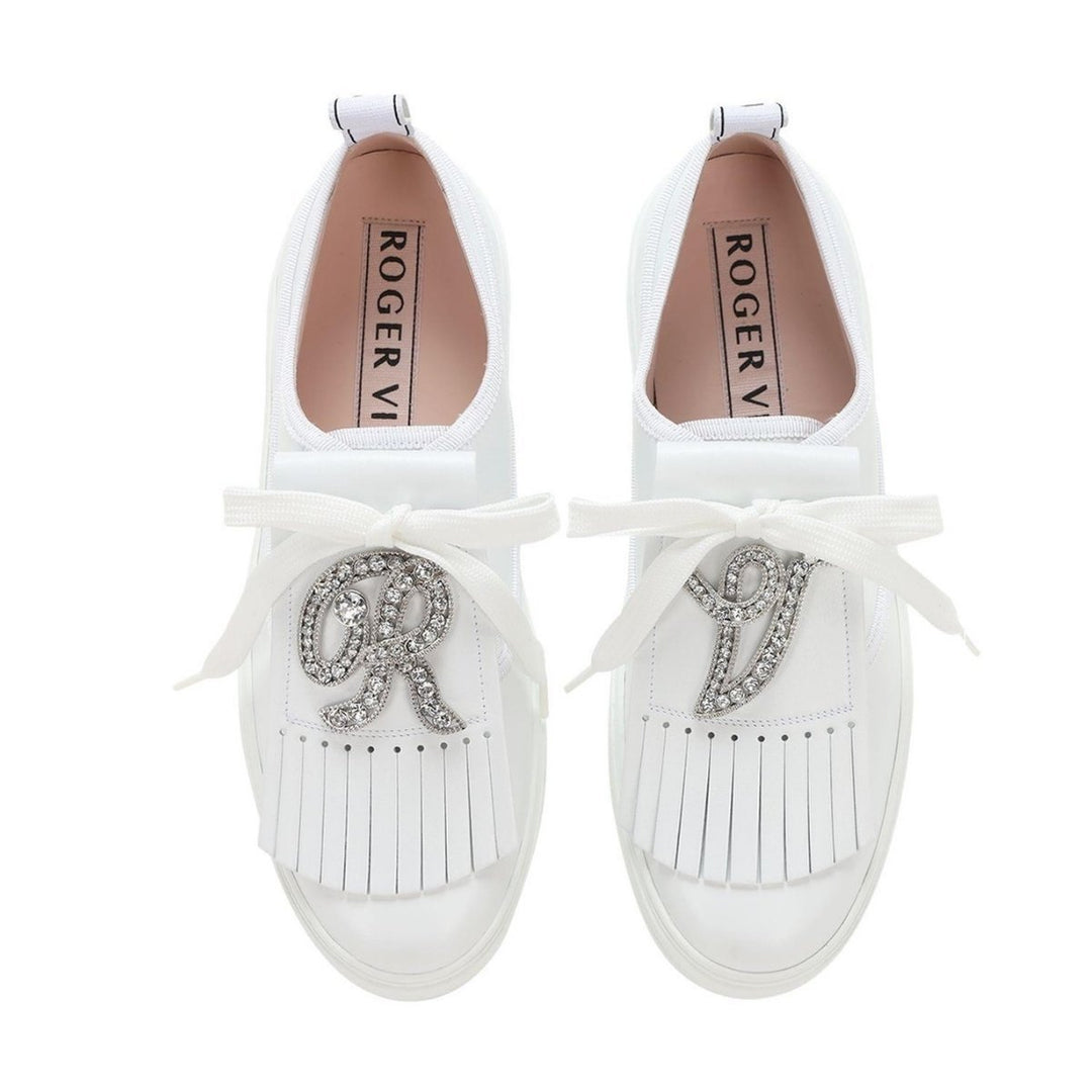 Call Me Vivier Leather Jewel Sneakers