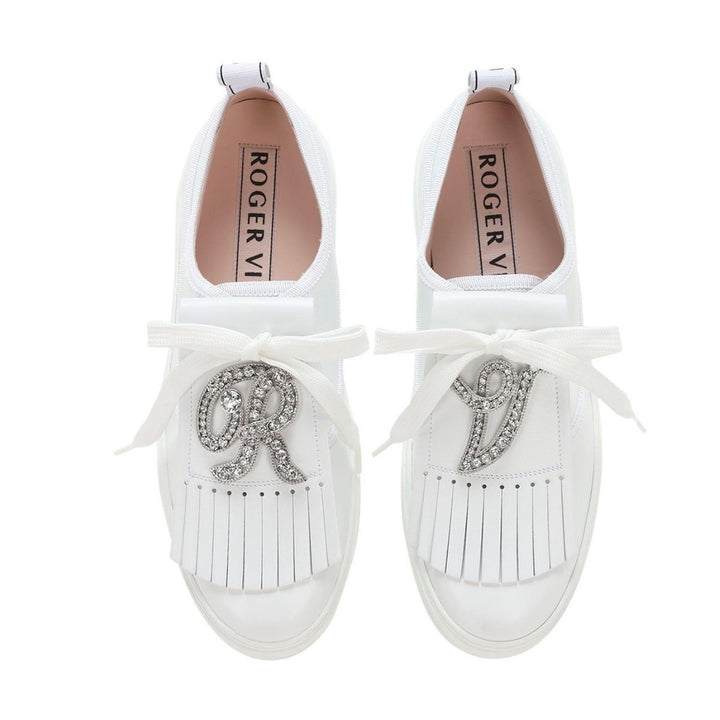 Call Me Vivier Leather Jewel Sneakers