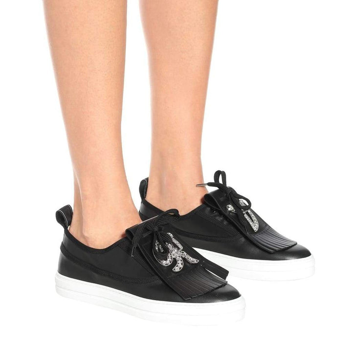 Call Me Vivier Leather Sneakers