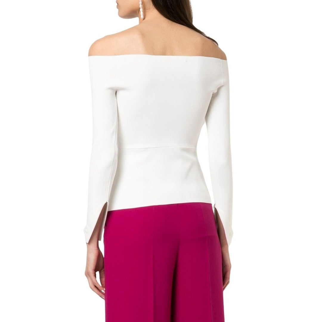 Angeles Off-the-shoulder Ponte Top