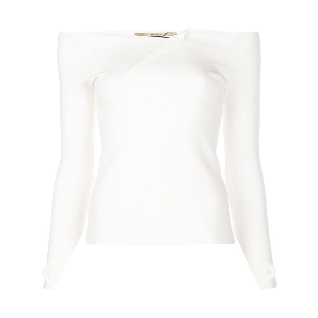 Roland Mouret-Angeles Off-the-shoulder Ponte Top - Runway Catalog