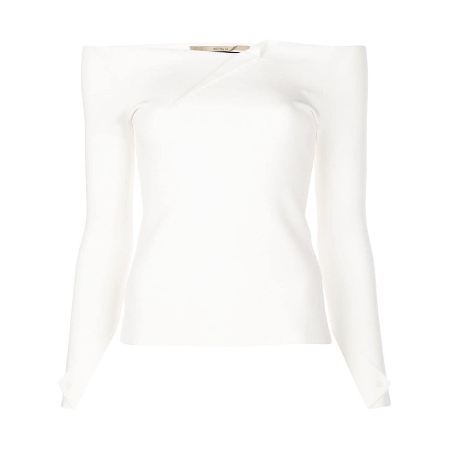 Roland Mouret-Angeles Off-the-shoulder Ponte Top - Runway Catalog