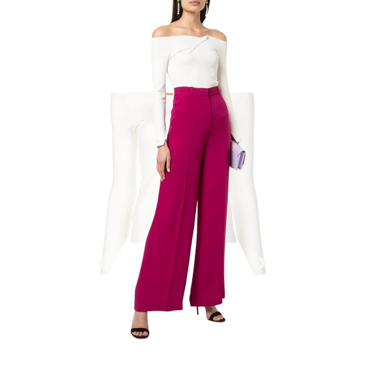 Angeles Off-the-shoulder Ponte Top