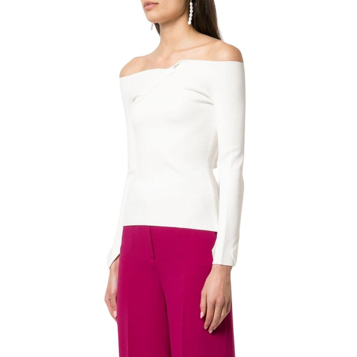 Angeles Off-the-shoulder Ponte Top