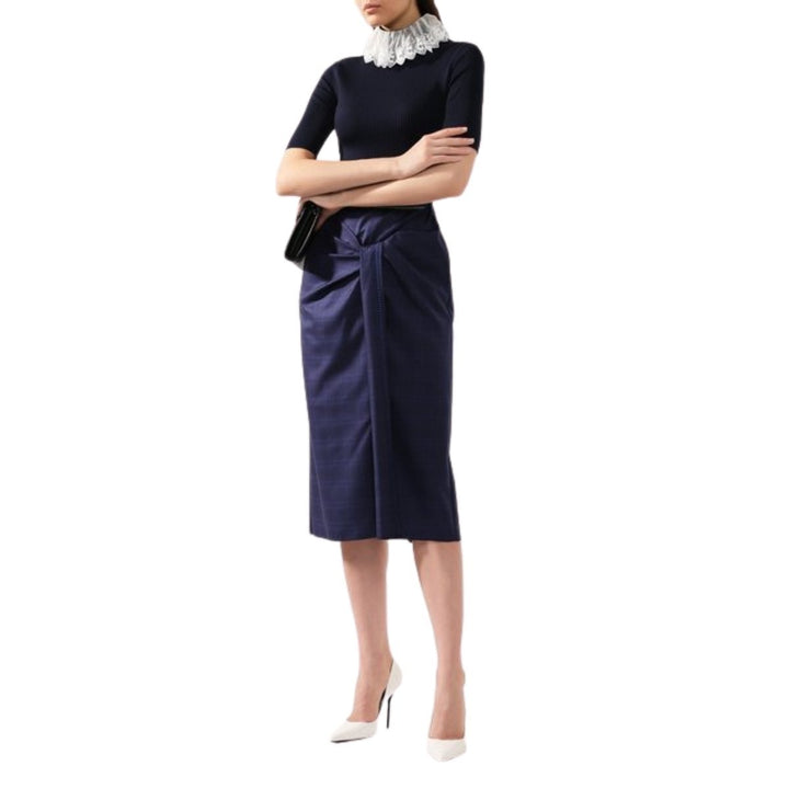 Aura Stretch-crêpe Pencil Skirt