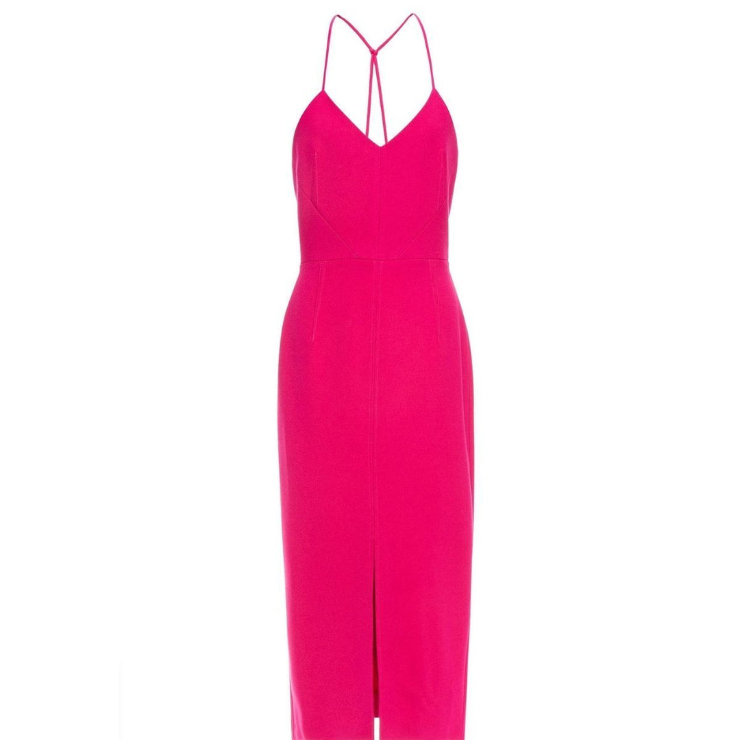 Roland Mouret-Cannock Stretch-crepe Midi Dress - Runway Catalog