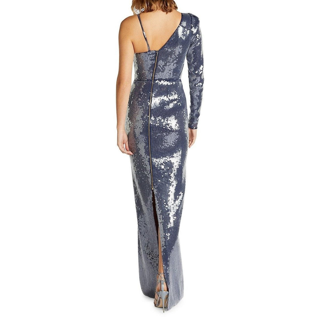 Delamere One-Shoulder Sequin Gown