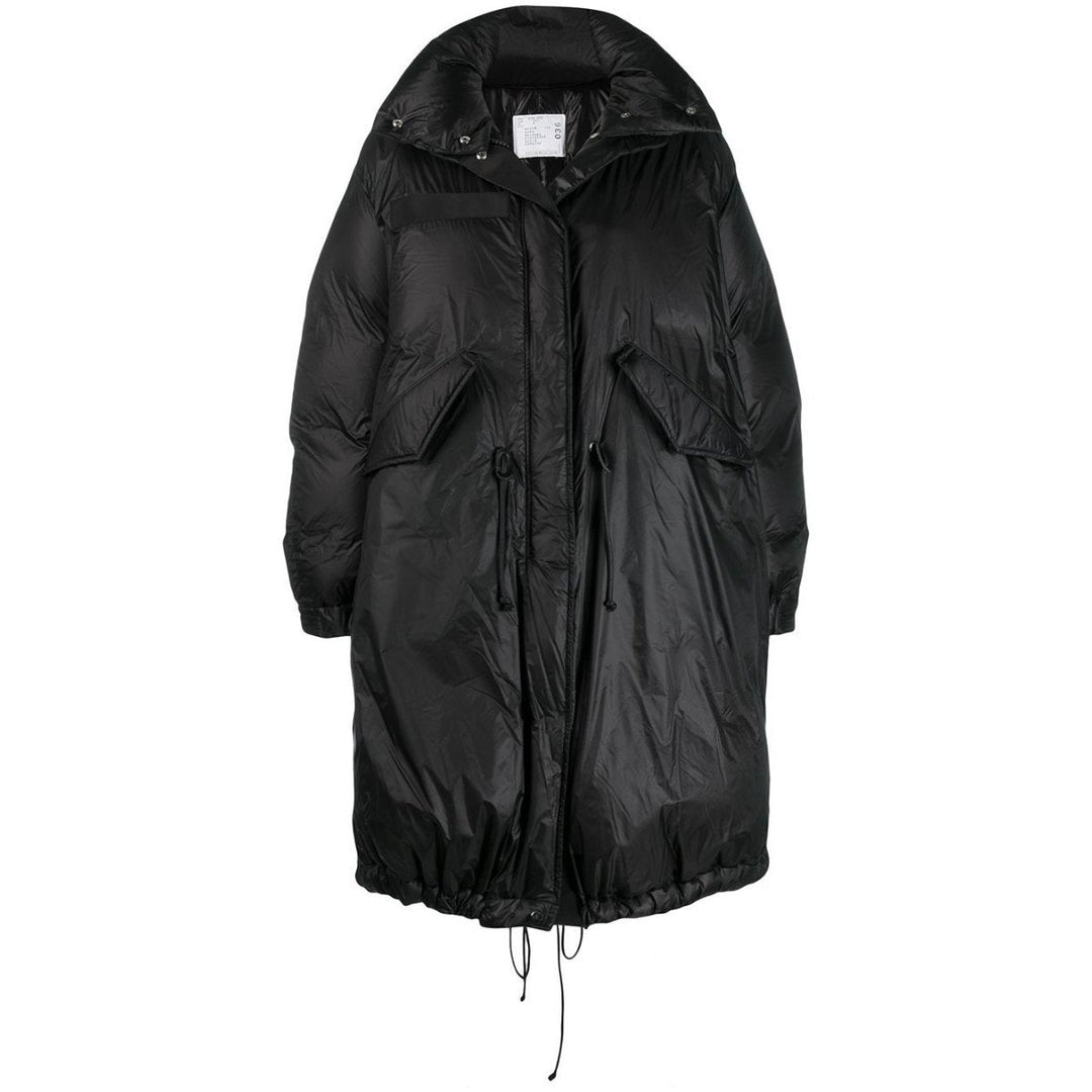 Sacai-High Neck Padded Parka - Runway Catalog