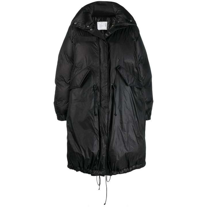 Sacai-High Neck Padded Parka - Runway Catalog