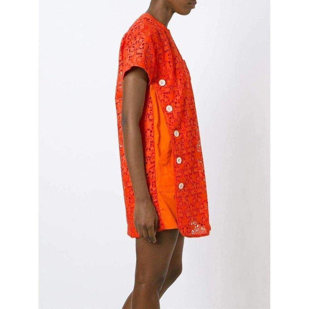 Lace Trim Sangallo Dress