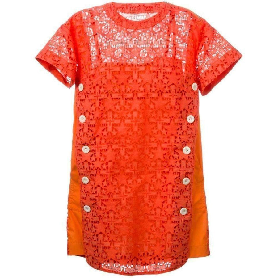 Sacai-Lace Trim Sangallo Dress - Runway Catalog