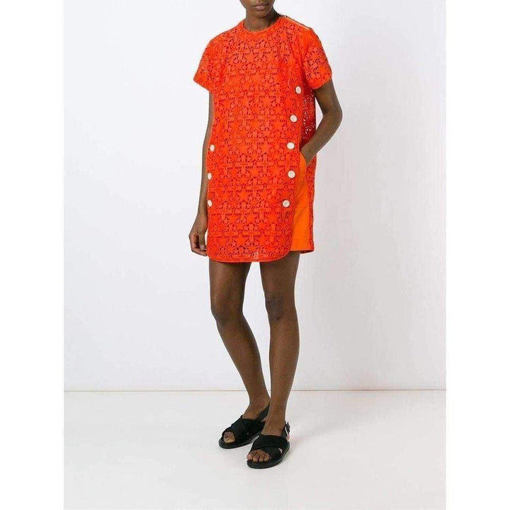 Lace Trim Sangallo Dress
