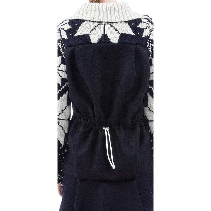 Luck Jacquard Long Cardigan Coat