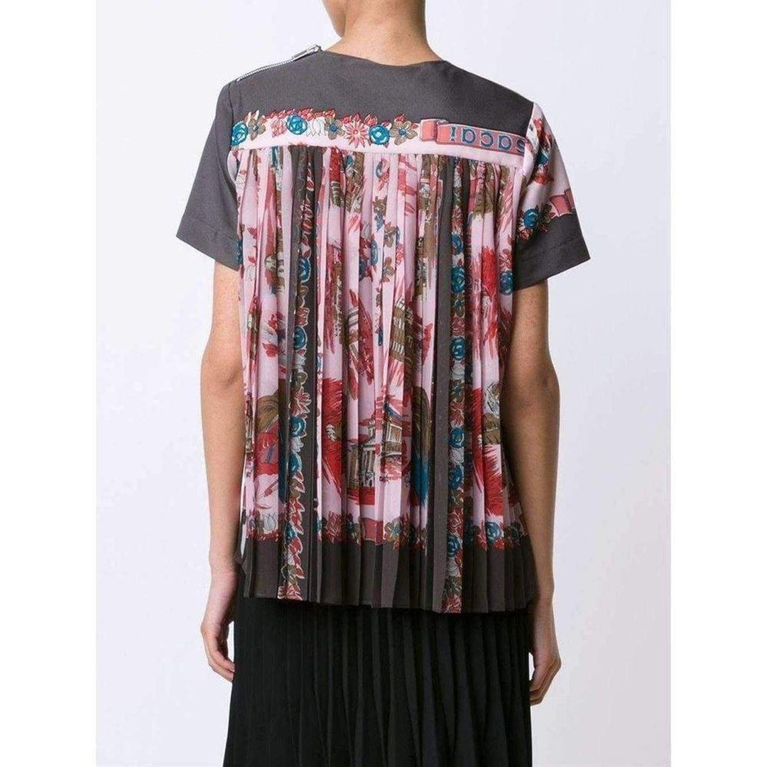Souvenir Scarf Print T-Shirt