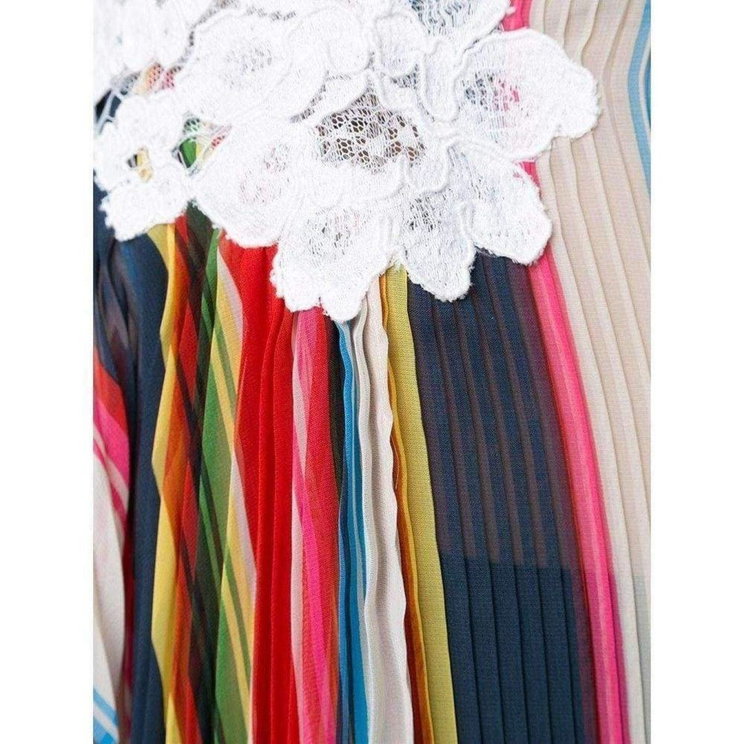 Striped Pleated Camisole Tank Top