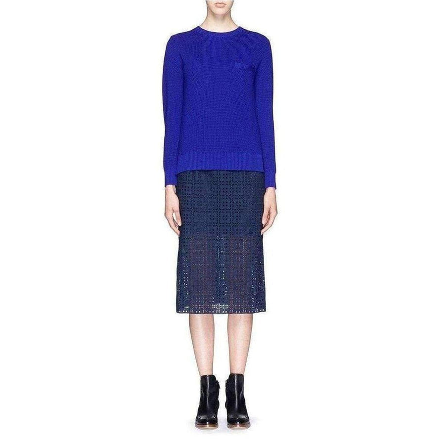 Sacai-Sweater Combo Dress - Runway Catalog