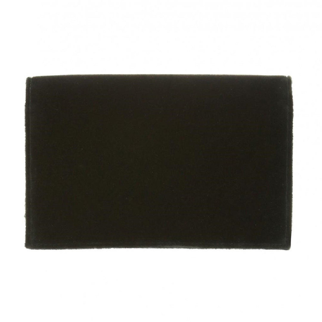 Saint Laurent Monogram Kate Tassel Crystal Green Velvet Cross Body 491521