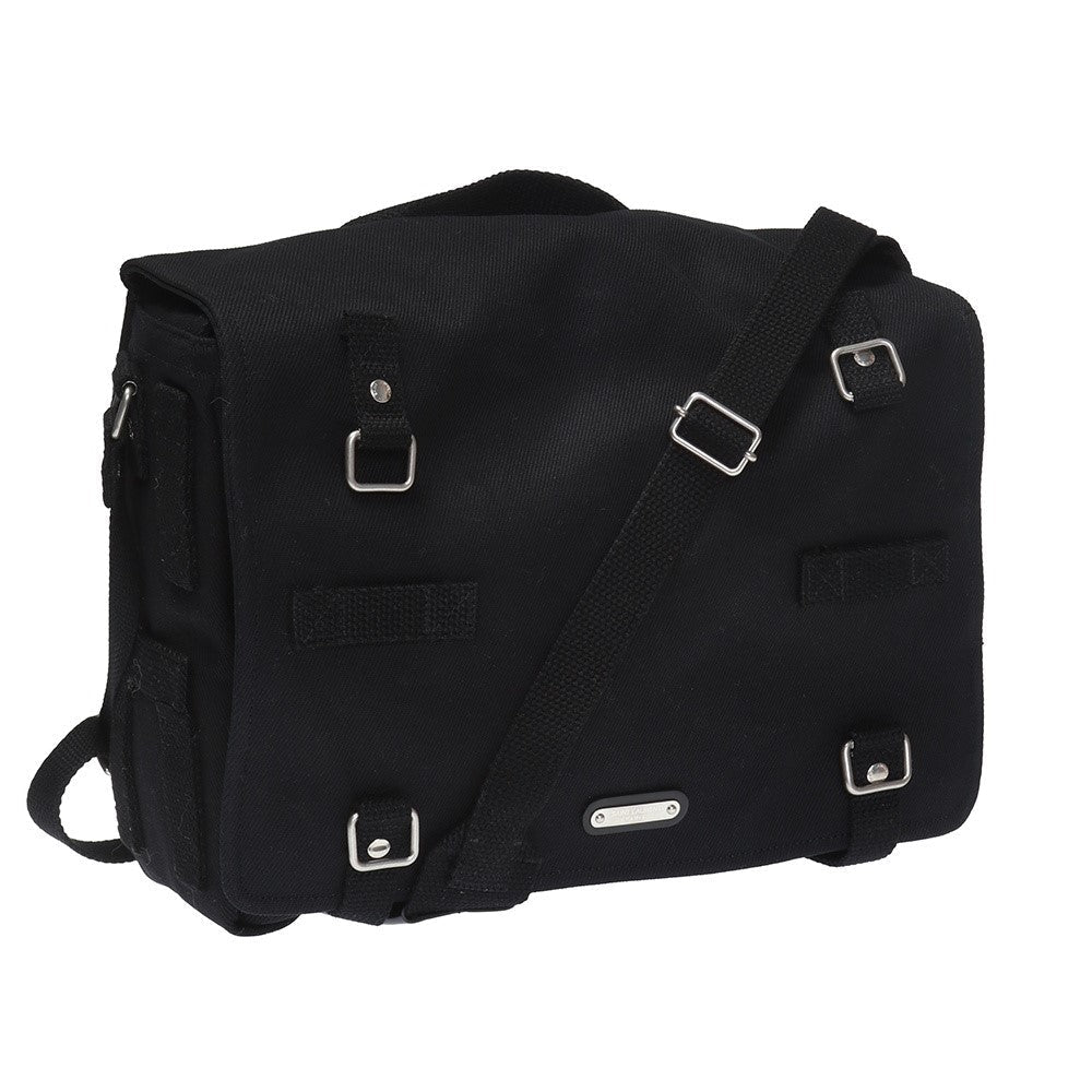 Saint Laurent Sac Army Black Canvas Messenger Bag 553972