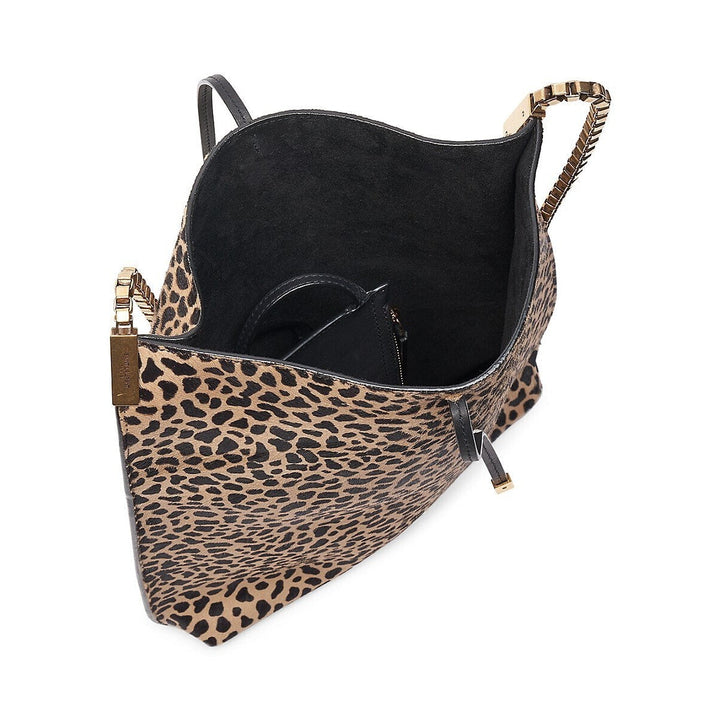 Saint Laurent Suzanne Pony Hair Leopard Print Small Hobo Bag 636498