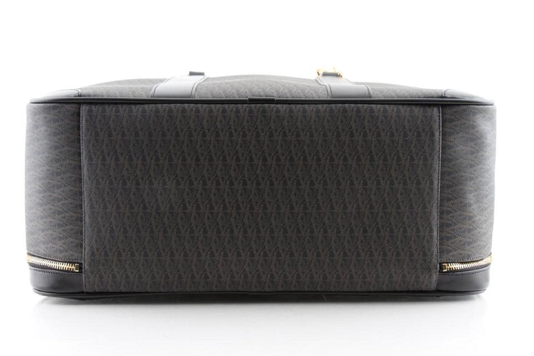 Saint Laurent Toile Classic Monogram 24 Hr Logo Briefcase Luggage 343690
