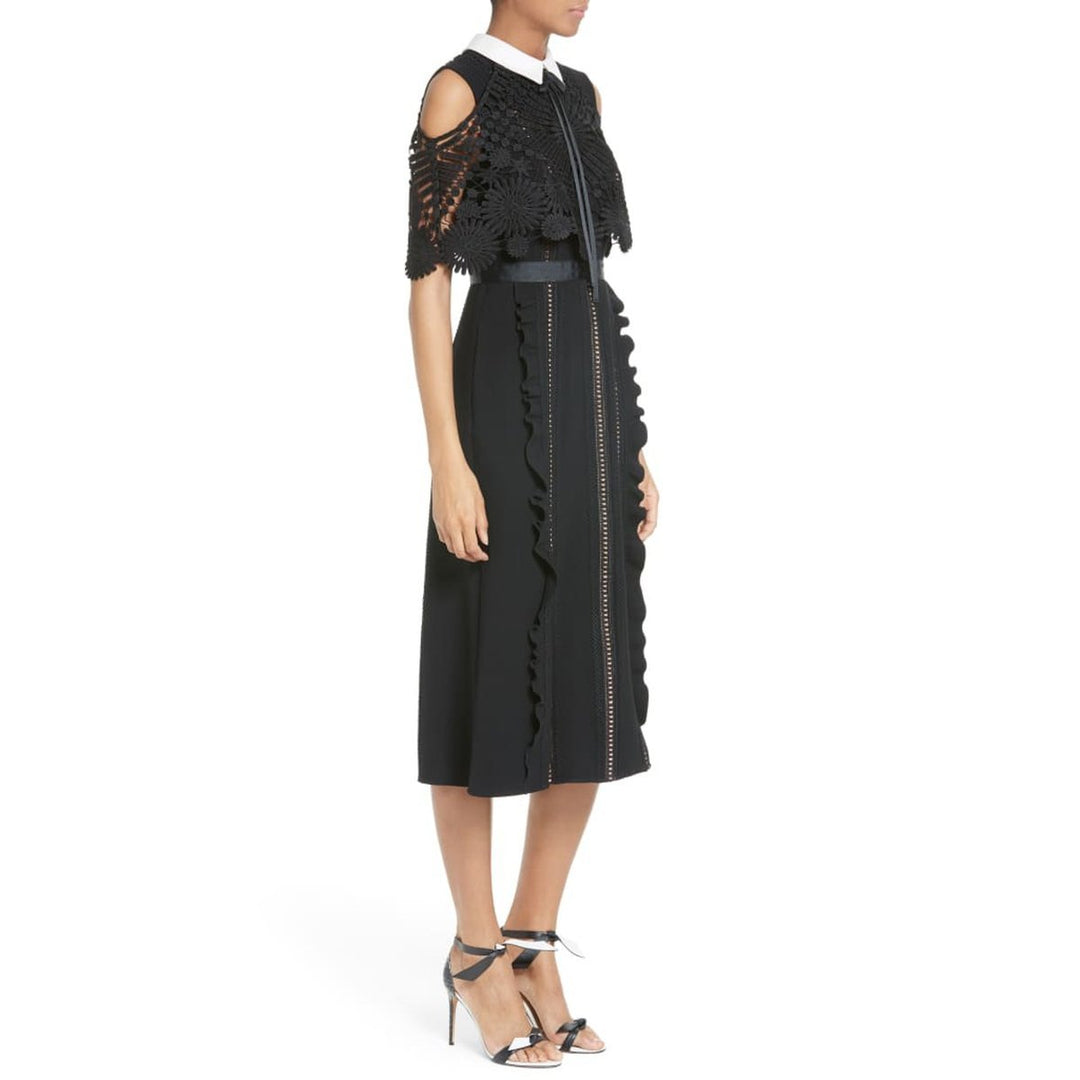 Hinkley Cold Shoulder Midi Dress