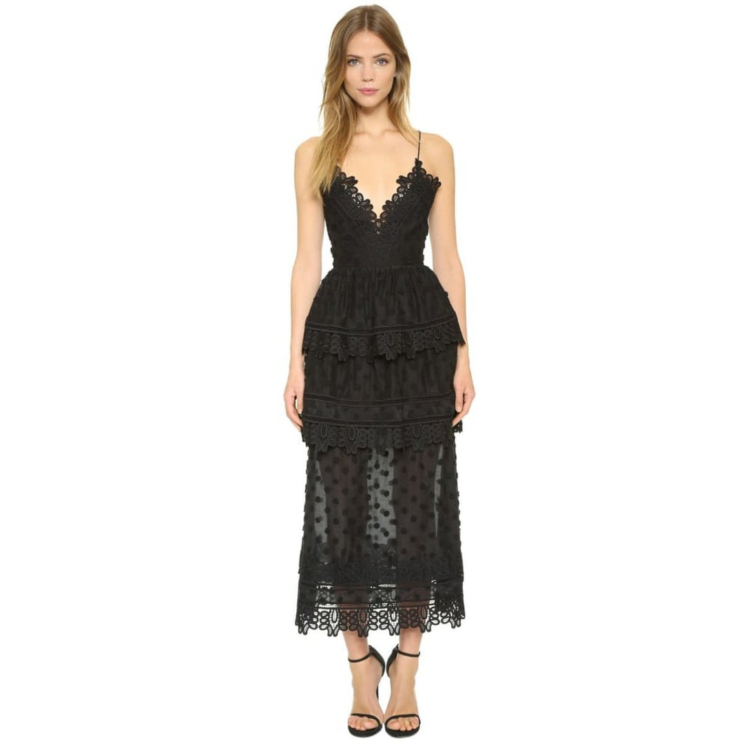 Ivy Coton Blend Lace Dress